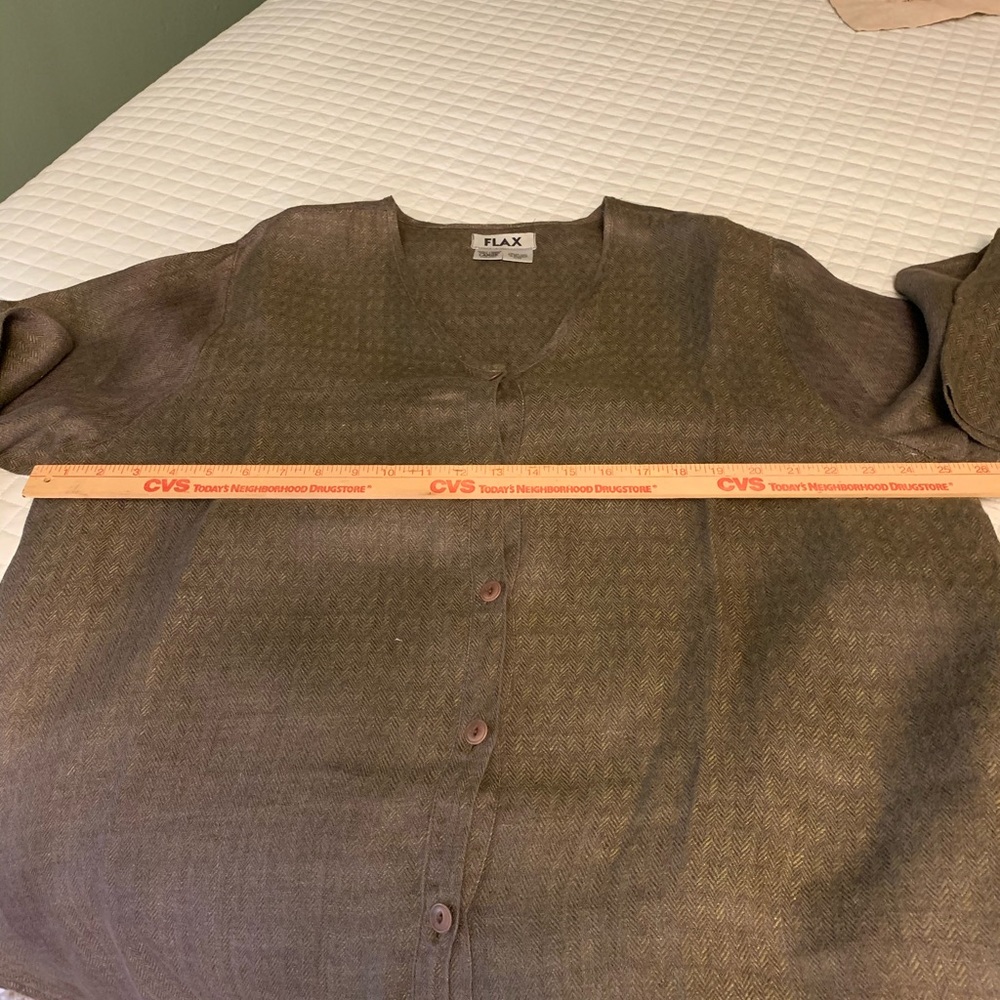 FLAX Large Ladies 2 piece 100% Linen suit.